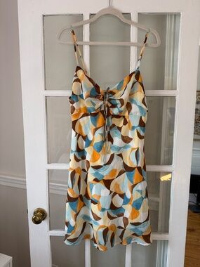 Abercrombie and Fitch Retro Pattern Slip Dress